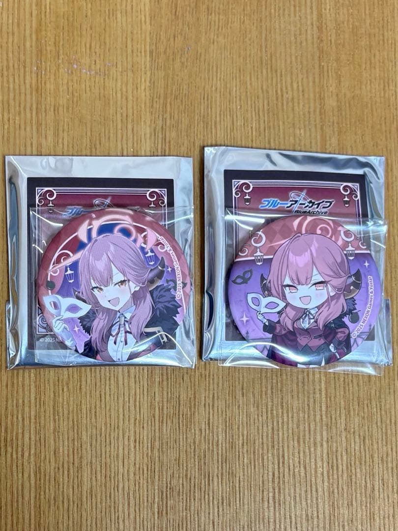 陸八魔アル　缶バッジ40個　ブルーアーカイブ福岡凸凹サマーミッション