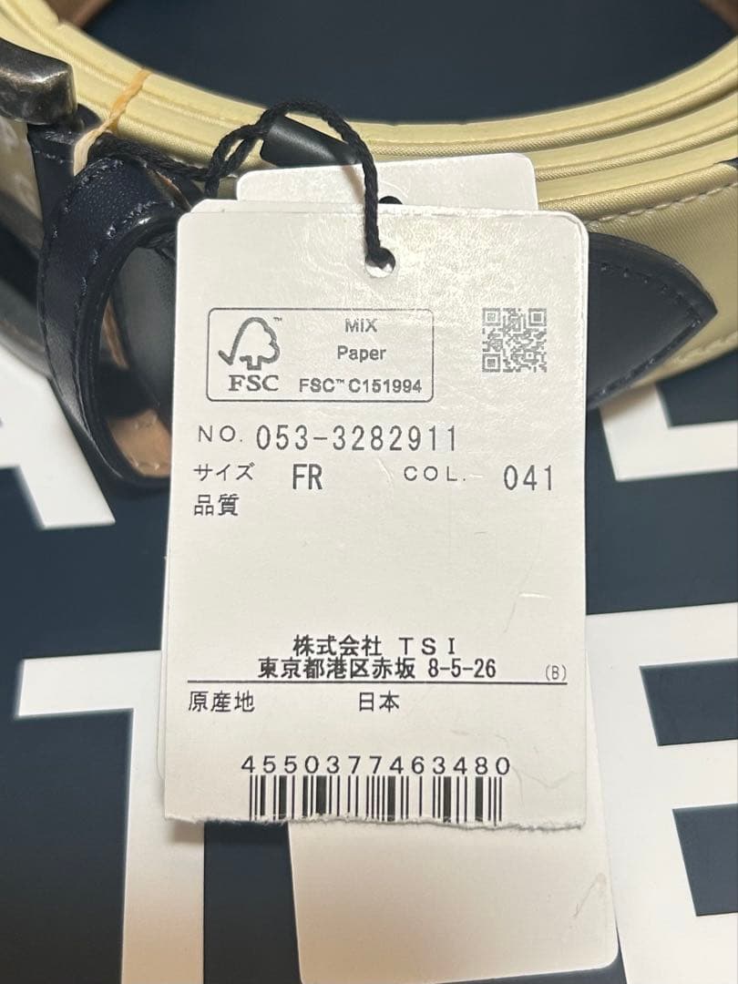 新品 未使用 PEARLY GATES トラッドラビット ベルト ベージュ