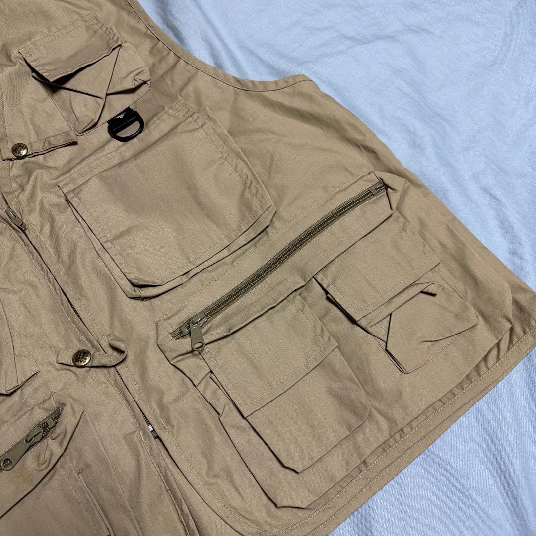 コロンビア フィッシングベスト 釣り アウトドア ヴィンテージ L/XL