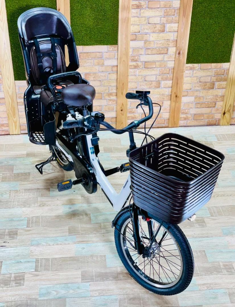 王様 ホワイト ギュットアニーズ子供乗せ電動アシスト自転車 H1500