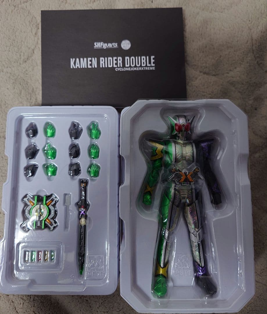 (真骨彫製法) 仮面ライダーW サイクロンジョーカー　エクストリーム　セット