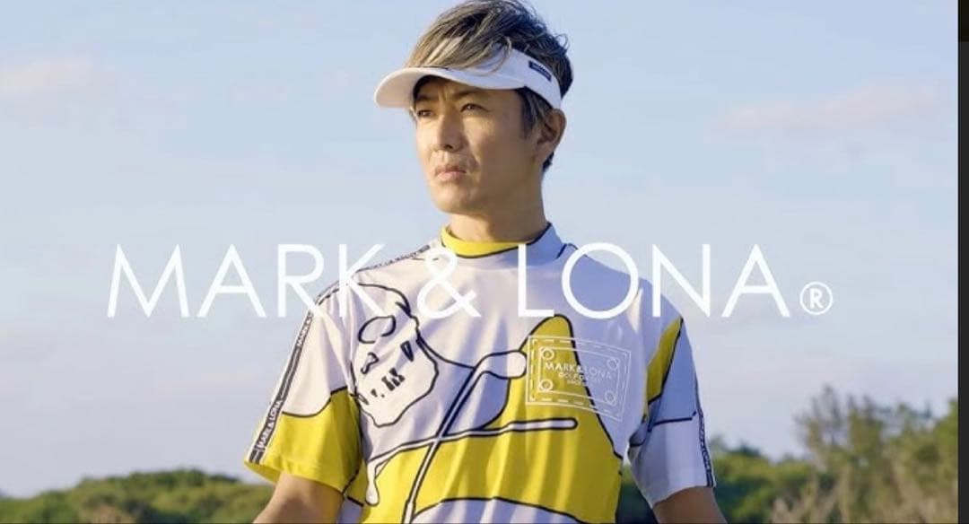 木村拓哉着用 MARK&LONA モックネック 半袖 ゴルフシャツ サイズ50