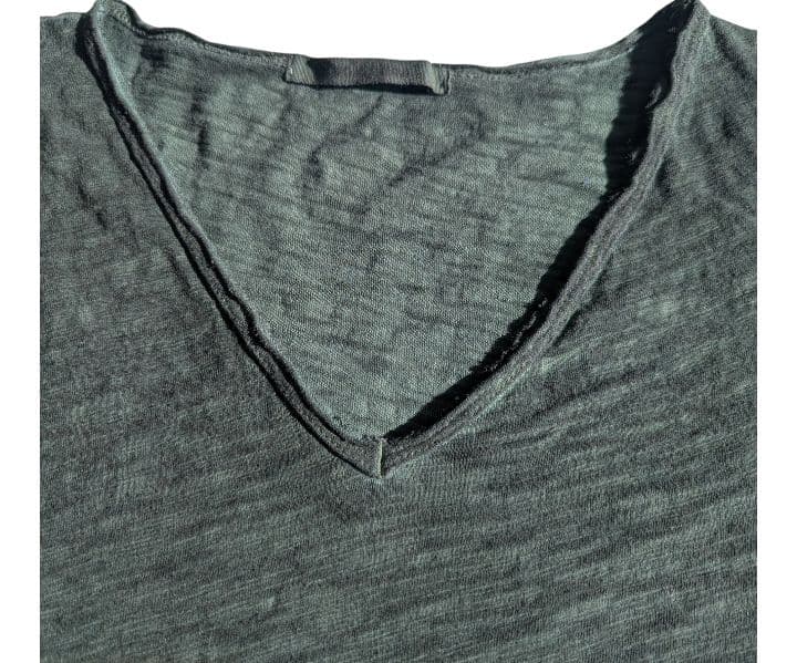 SALSATION (サルセーション)　VネックＴシャツ　ダークグリーン　S
