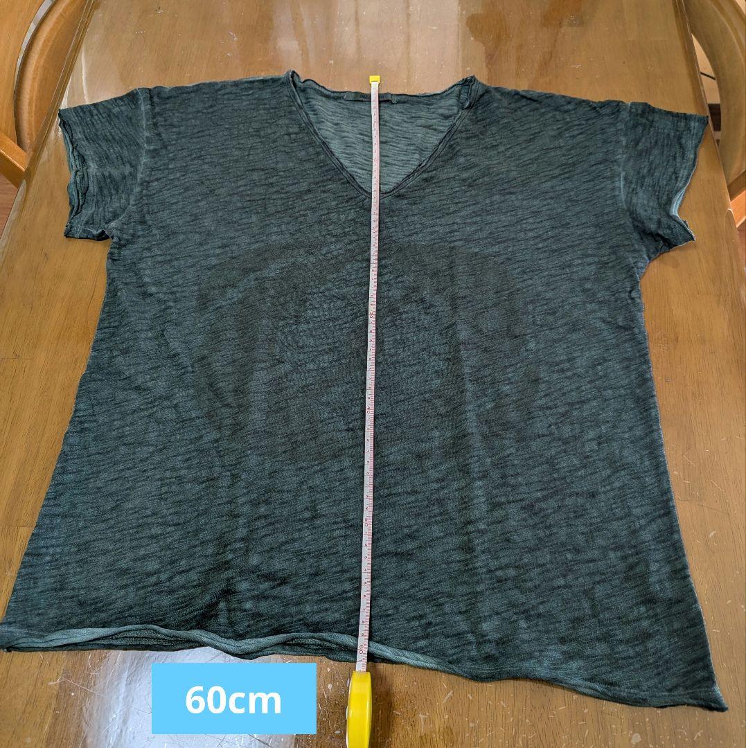 SALSATION (サルセーション)　VネックＴシャツ　ダークグリーン　S