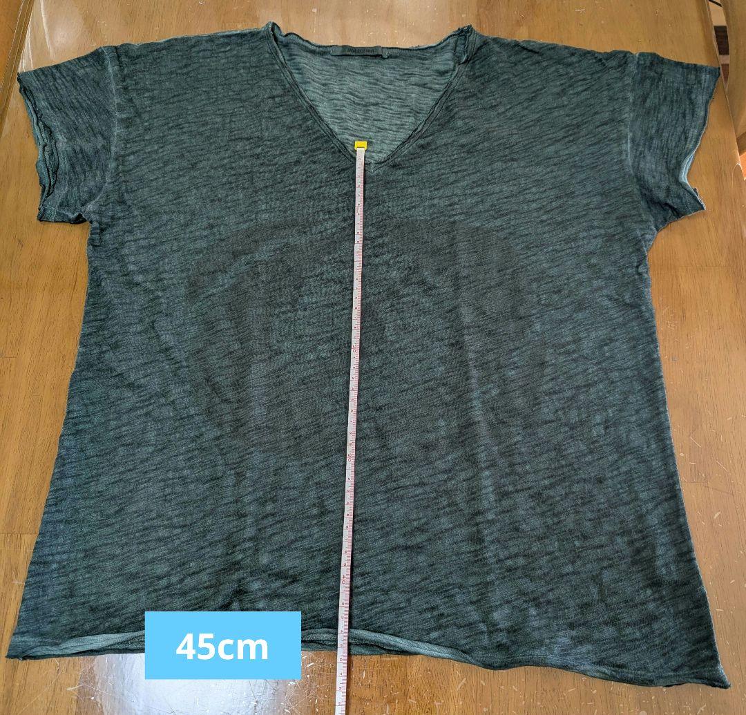 SALSATION (サルセーション)　VネックＴシャツ　ダークグリーン　S