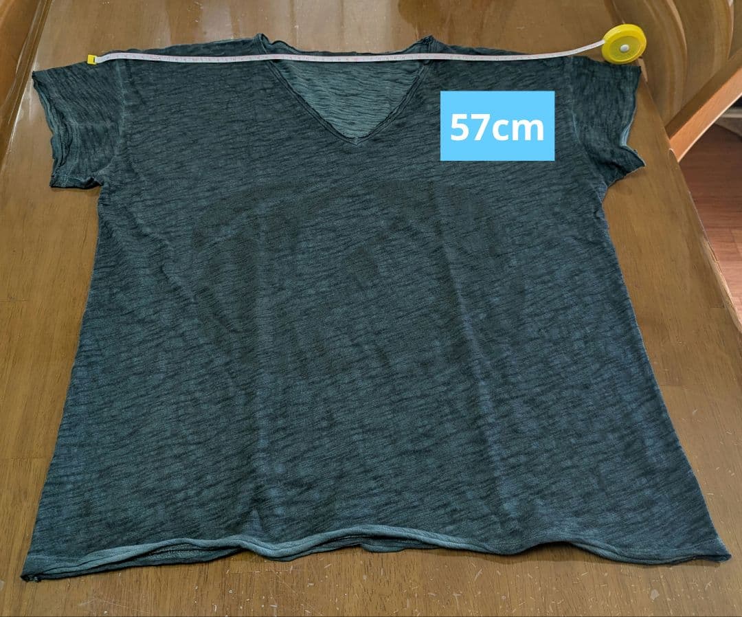 SALSATION (サルセーション)　VネックＴシャツ　ダークグリーン　S