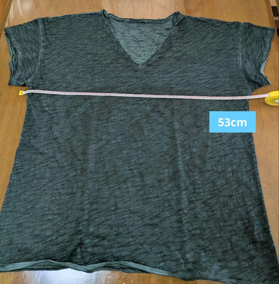 SALSATION (サルセーション)　VネックＴシャツ　ダークグリーン　S