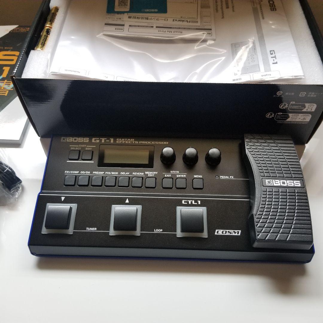 動作確認のみ BOSS GT-1 本体 純正アダプター GT-1教科書付き