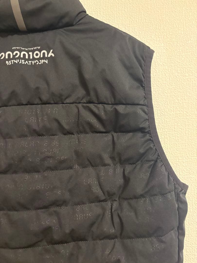 ニューバランスゴルフ　中綿　キルティングベスト　ブラック