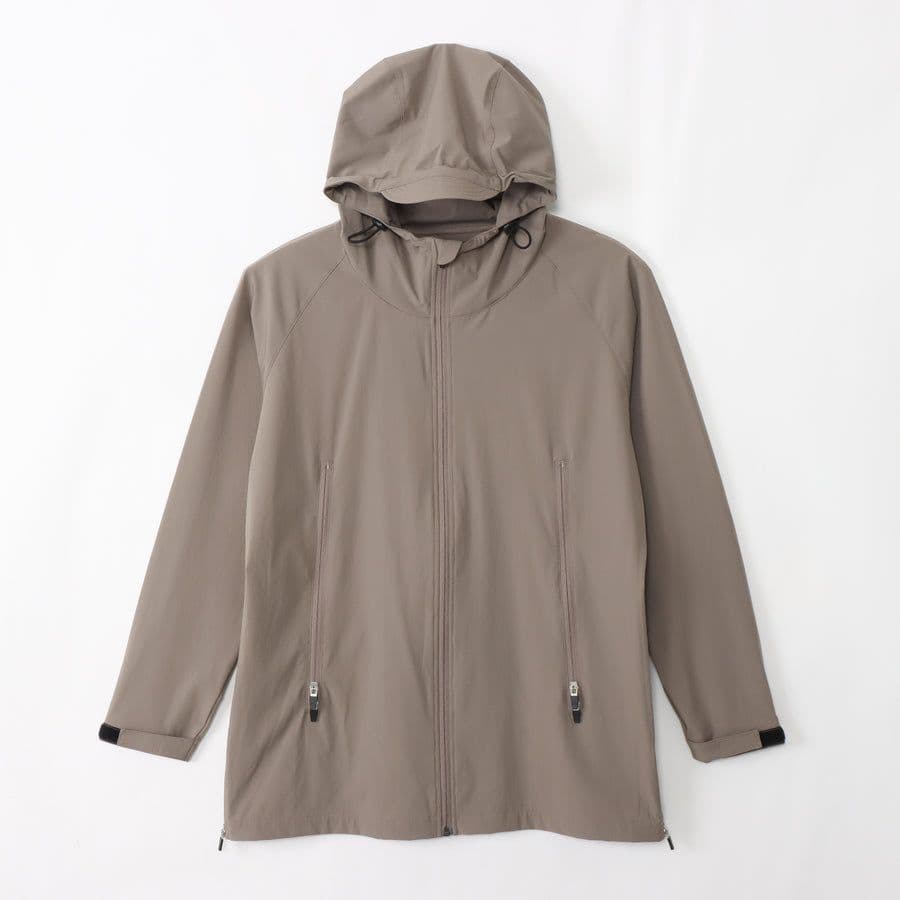 ウォーキング・ランニングウェア ovys WORKOUT NYLON ZIP-UP JACKET brown