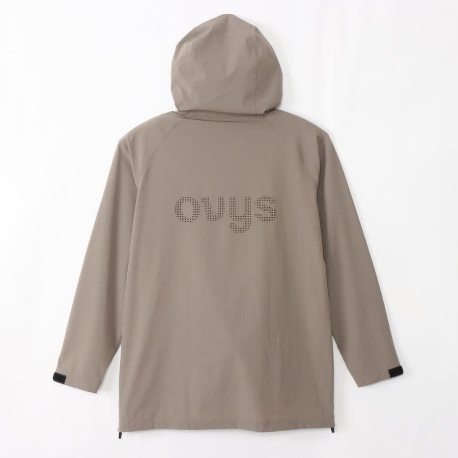 ウォーキング・ランニングウェア ovys WORKOUT NYLON ZIP-UP JACKET brown