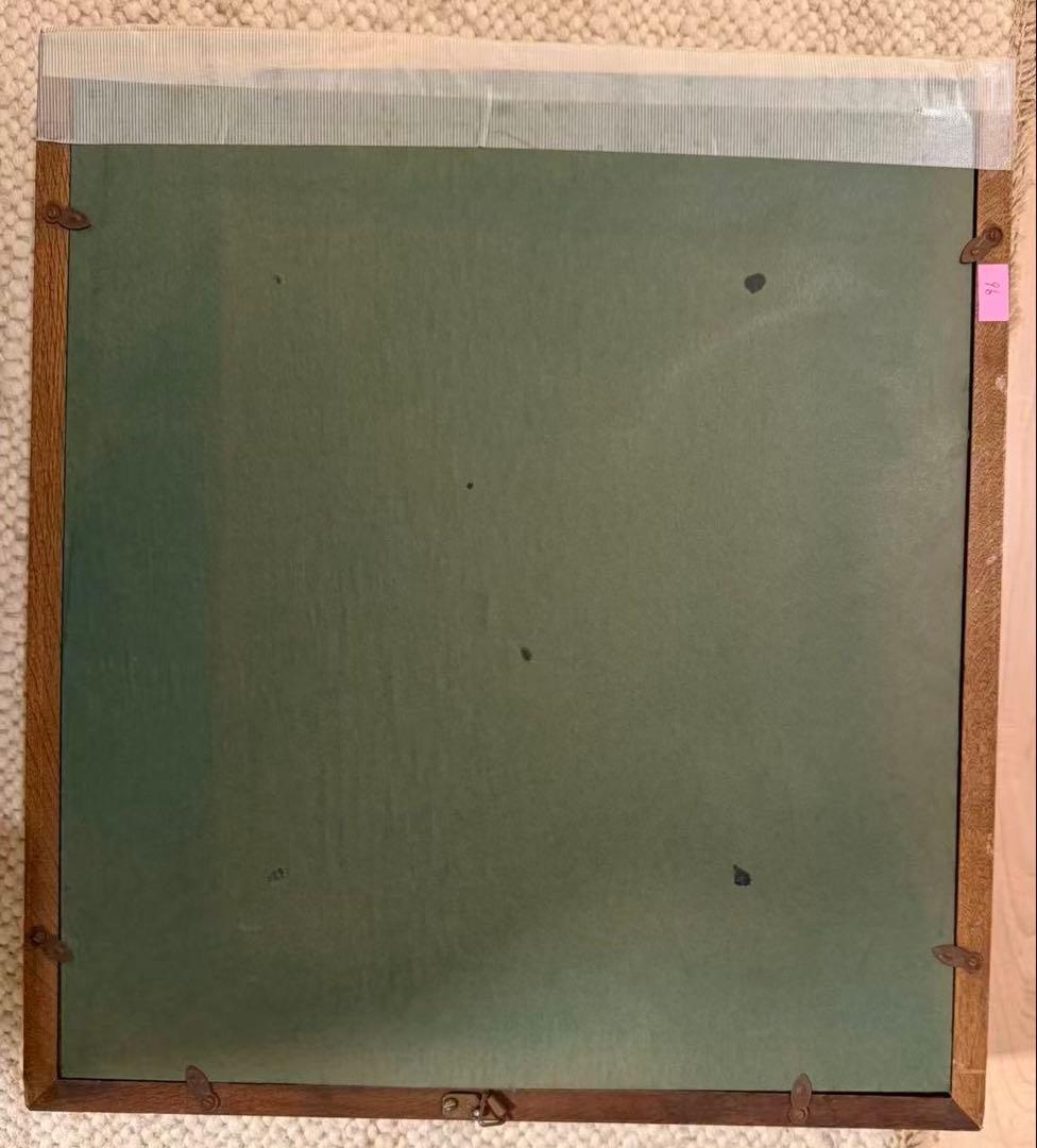 ヨーロッパ街並み 風景画 油彩風 絵画 額装 アート インテリア #96