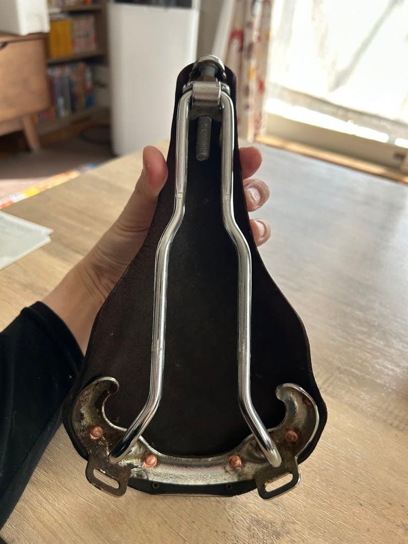 BROOKS SWIFTレザーサドル ブラウン