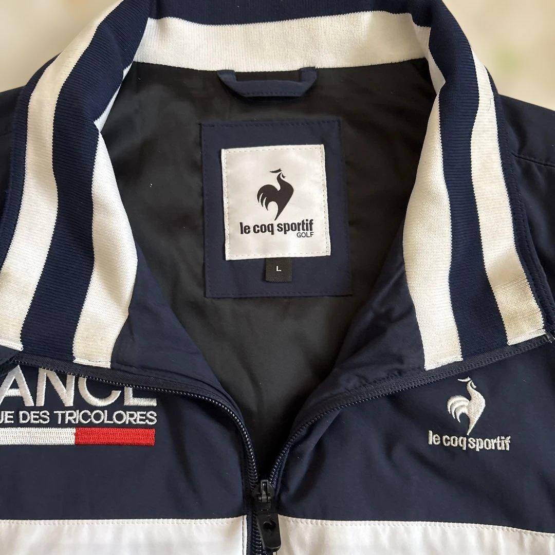 le coq sportif FRANCE ゴルフジャケット Lサイズ　ネイビー