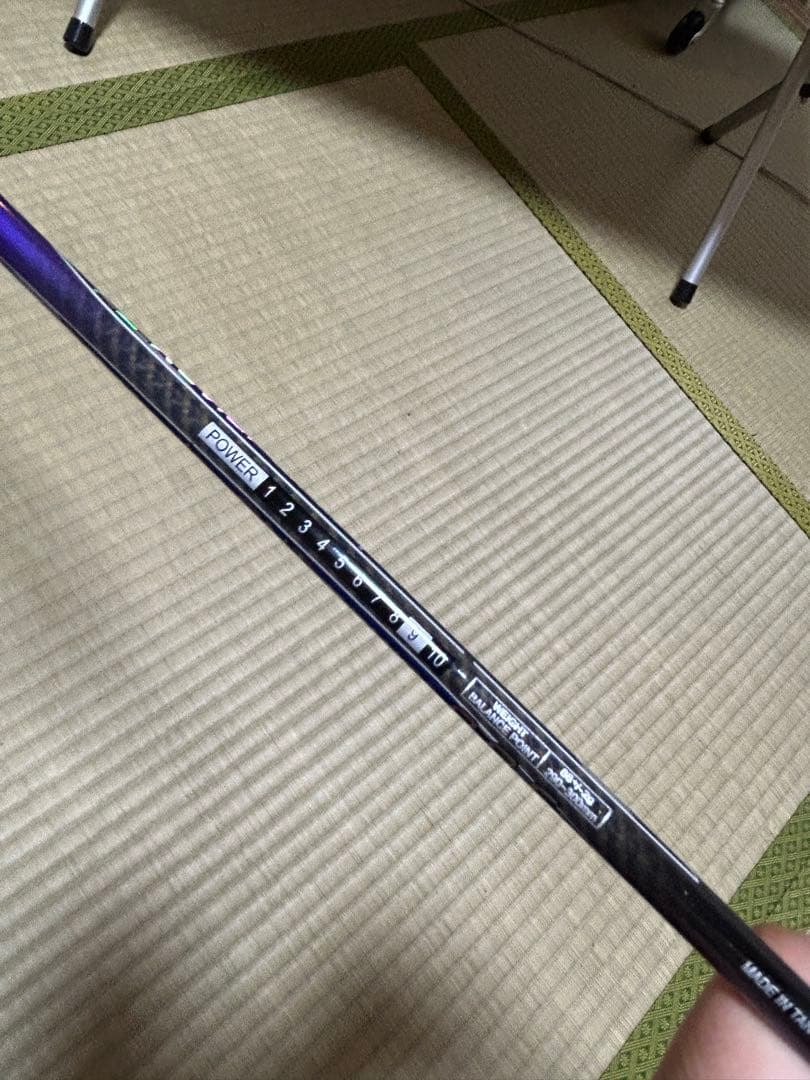 Forzaバドミントンラケット3ug5イーブン硬め 2本セット！