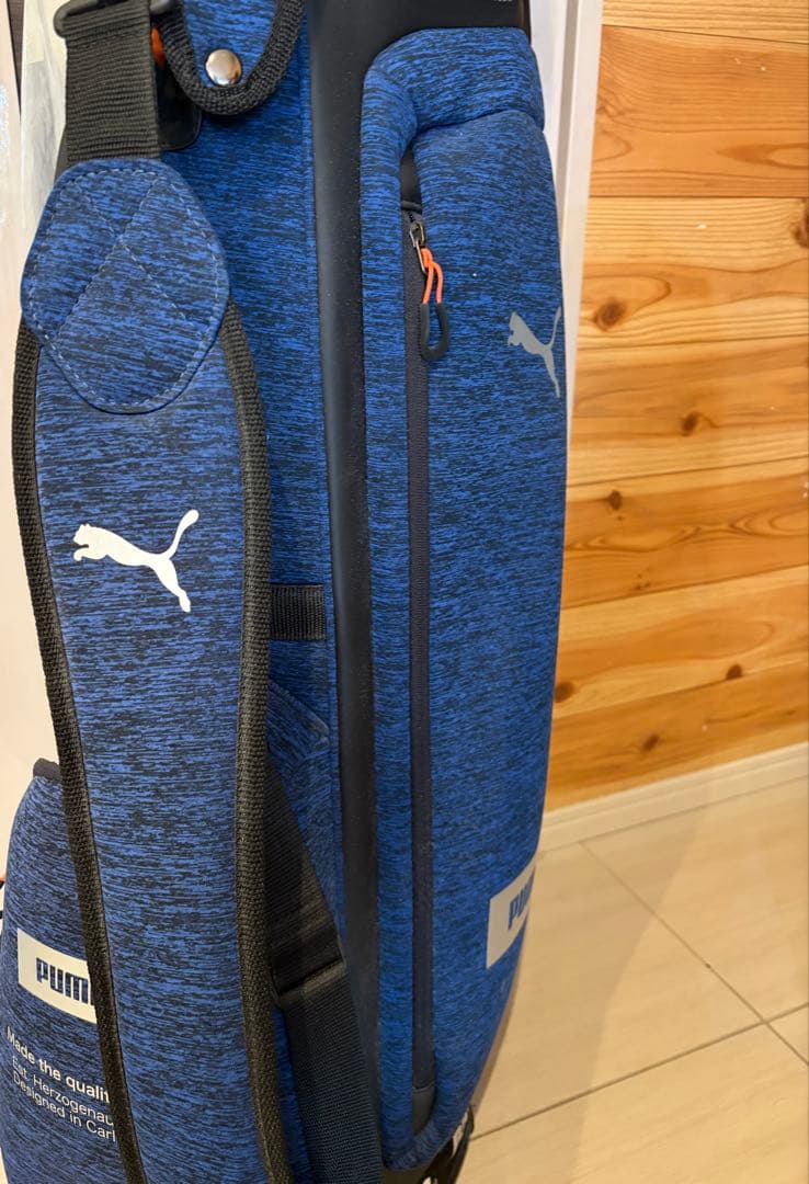 PUMAプーマ紺ネイビー青ブルーゴルフバッグメンズキャディバッグ