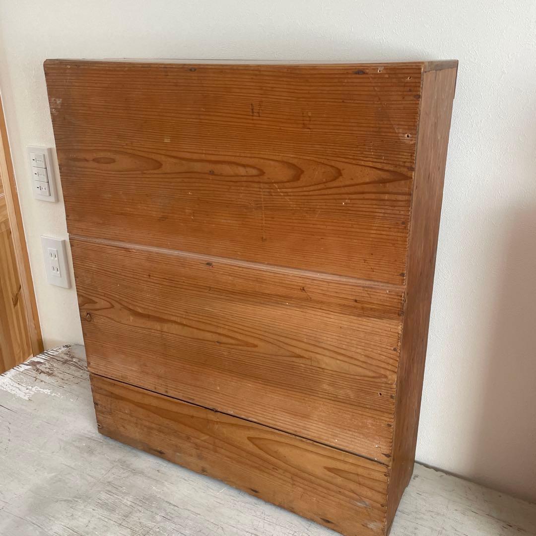 古道具　本棚 5段