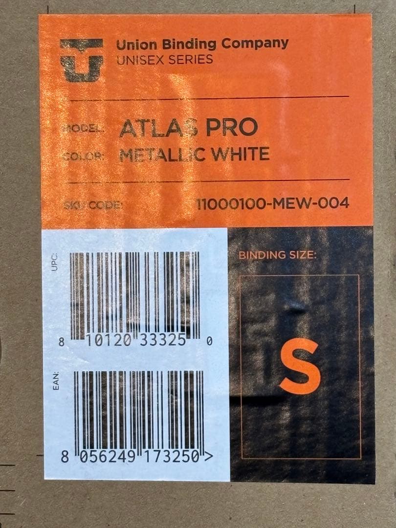 union ATLAS PRO LLIC WHITE Ｓ新品