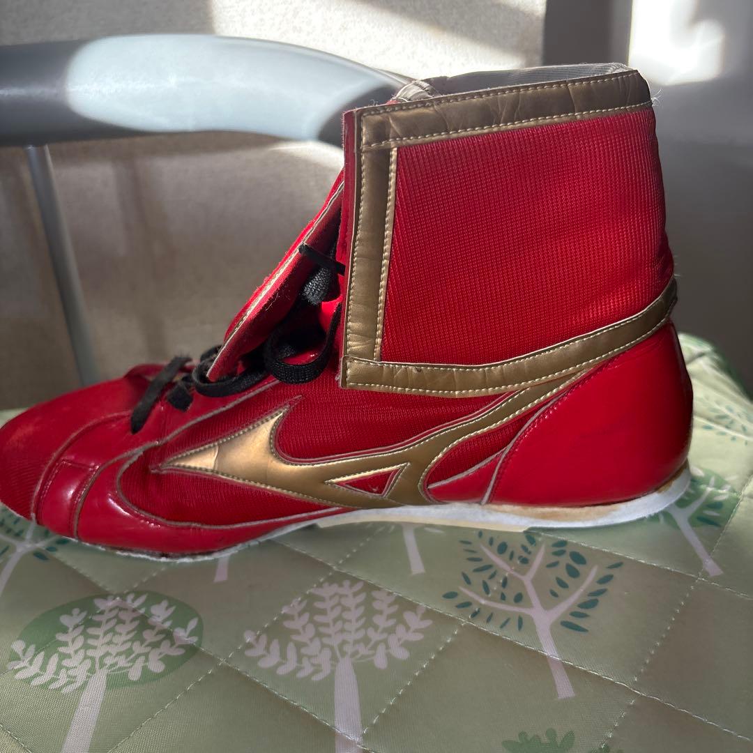 Mizuno ボクシングシューズ レッド