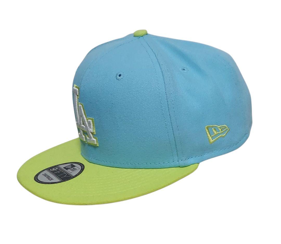 【現地正規品】NEW ERA LA ドジャース9FIFTY キャップ 水色/ライ