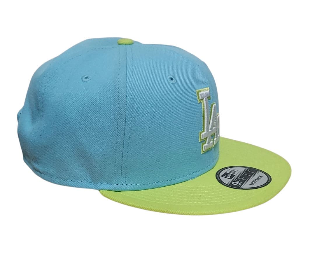 【現地正規品】NEW ERA LA ドジャース9FIFTY キャップ 水色/ライ