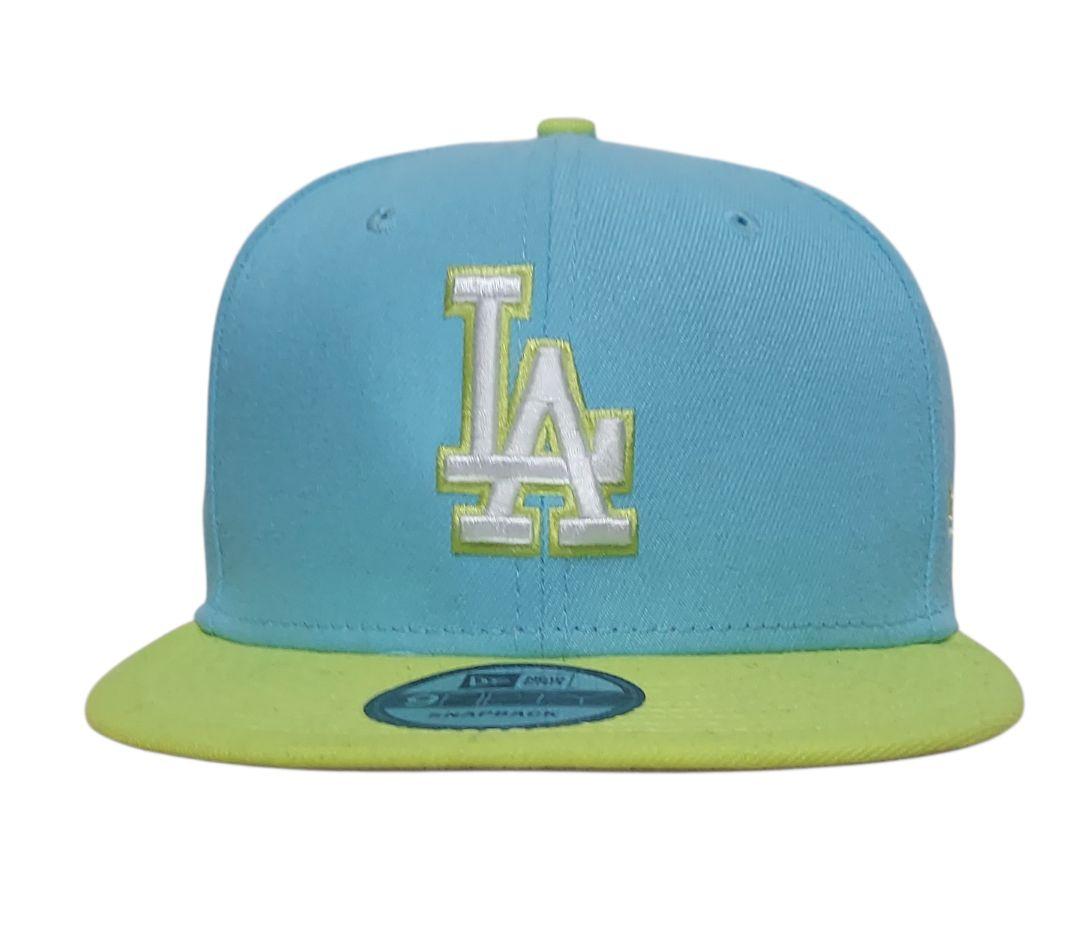 【現地正規品】NEW ERA LA ドジャース9FIFTY キャップ 水色/ライ