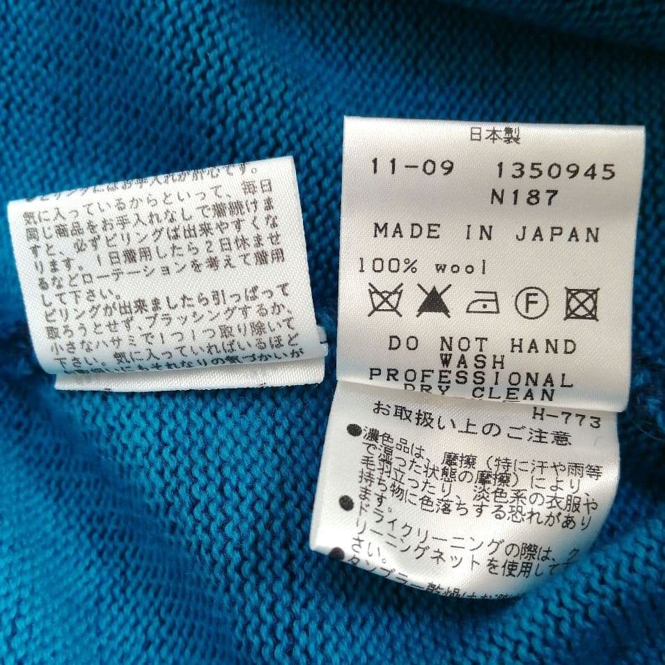 パーリーゲイツ クルーネック ニット セーター 毛100% 日本製 サイズ4/М