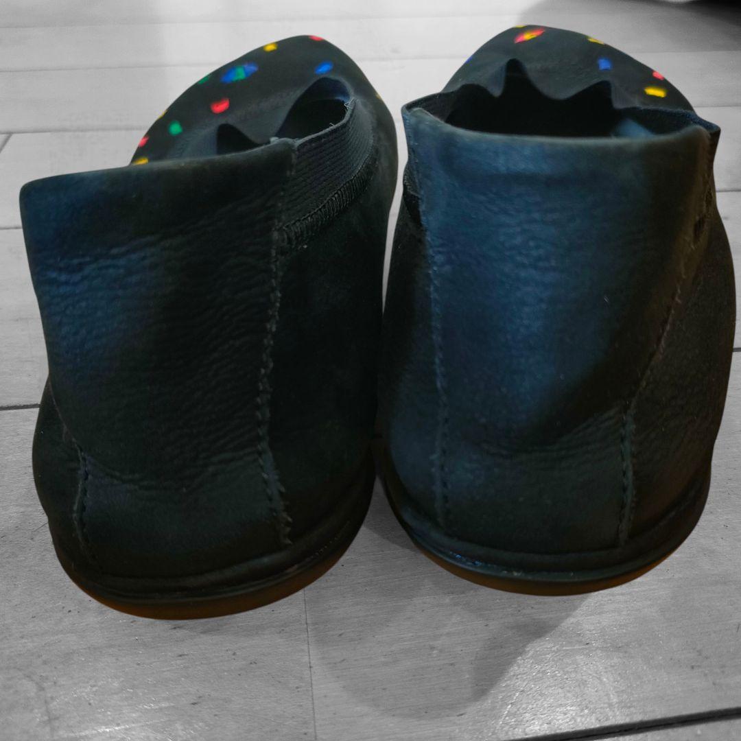 CAMPER TWINS カンペール ツインズ フラットシューズ レザー 黒40