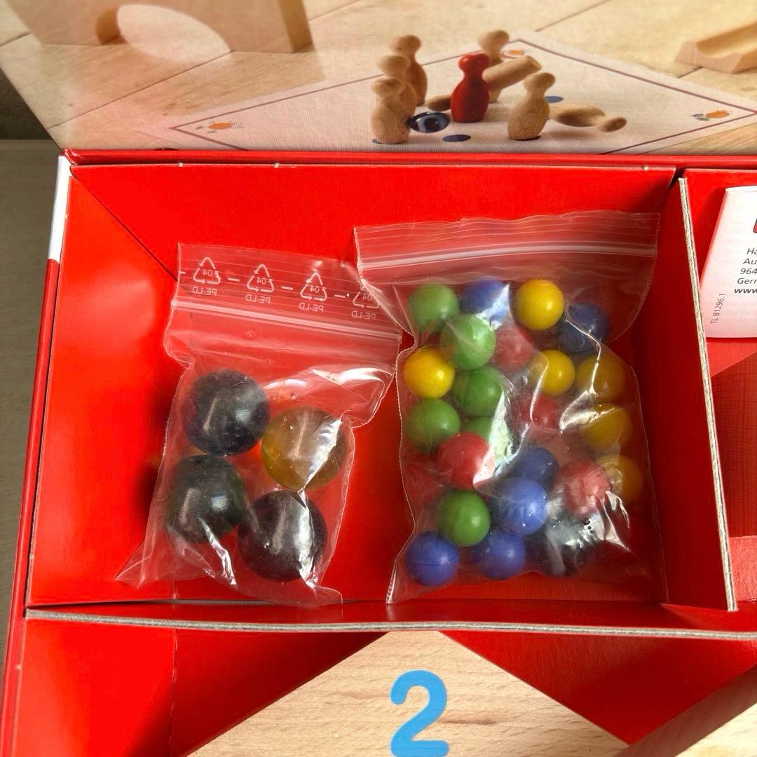 HABA ハバ社 クーゲルバーン ゲームセット 1126ドイツ 知育玩具
