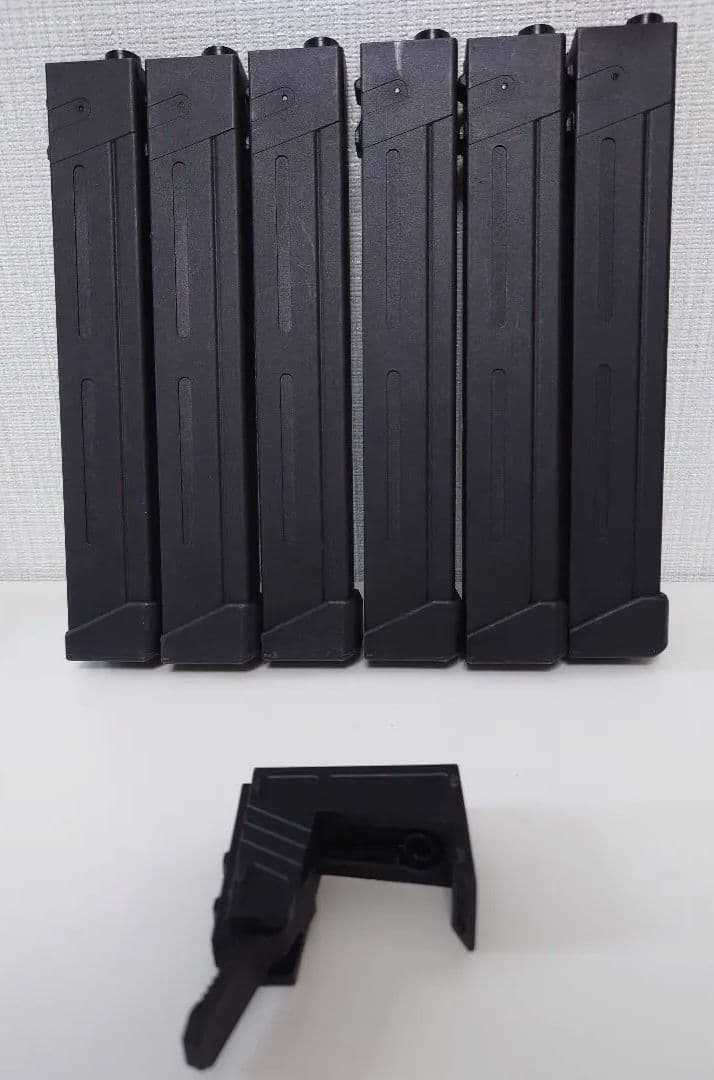 SRC FALCON SMGスタイル 9mmマガジン6本 アダプターセット