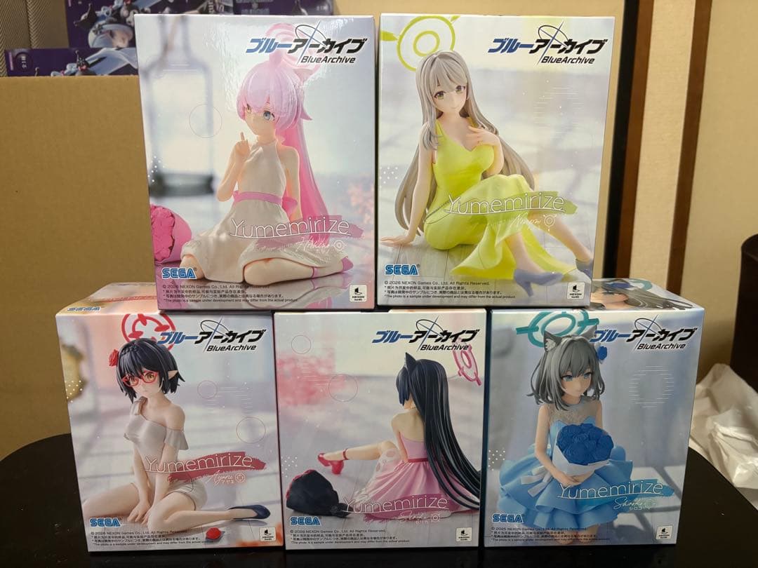 ブルーアーカイブ Yumemiru フィギュアセット 5体セット