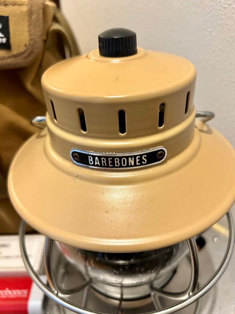 【値下げ】BAREBONES レイルロードランタンLED 予備バッテリー付