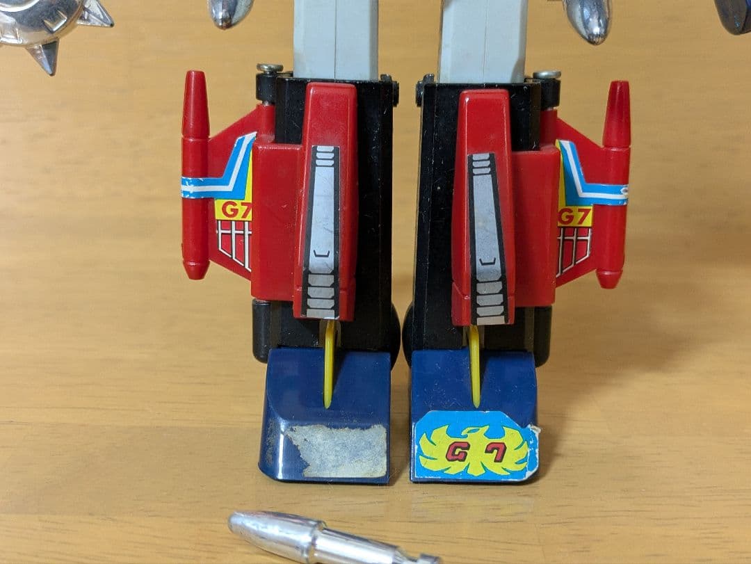当時の物　無敵ロボ　トライダーG7 超合金