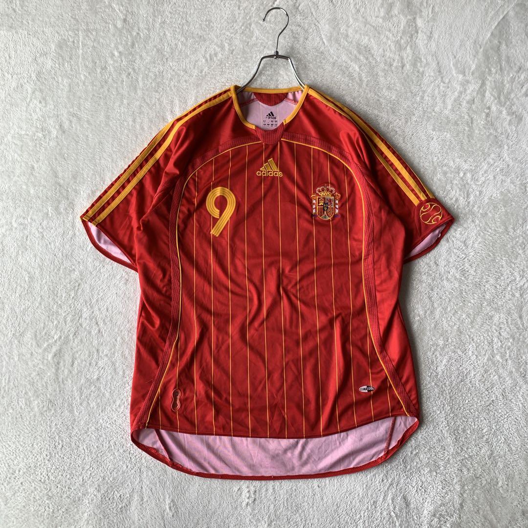 美品 スペイン代表 2006W杯 adidas ユニフォーム トーレス 9