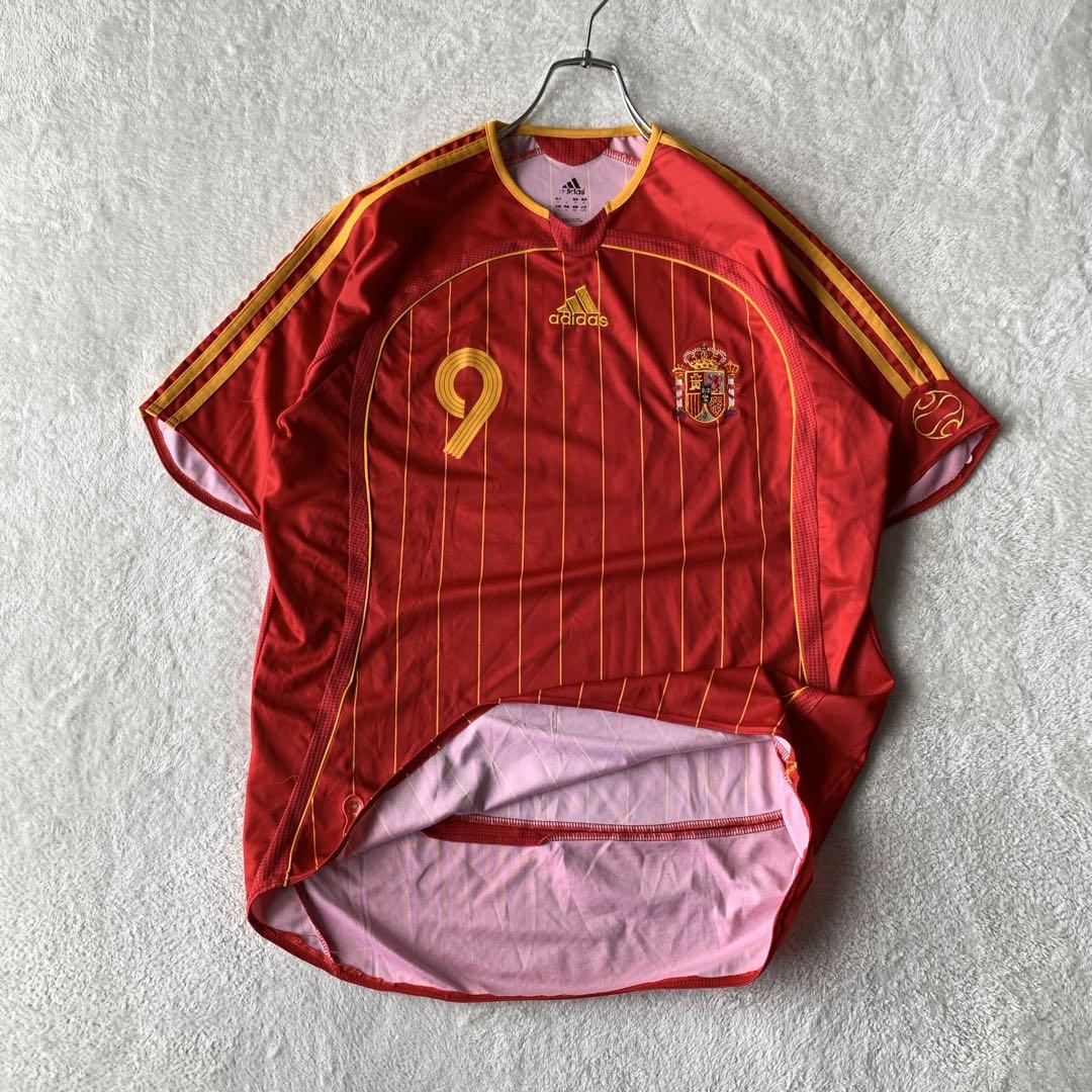 美品 スペイン代表 2006W杯 adidas ユニフォーム トーレス 9