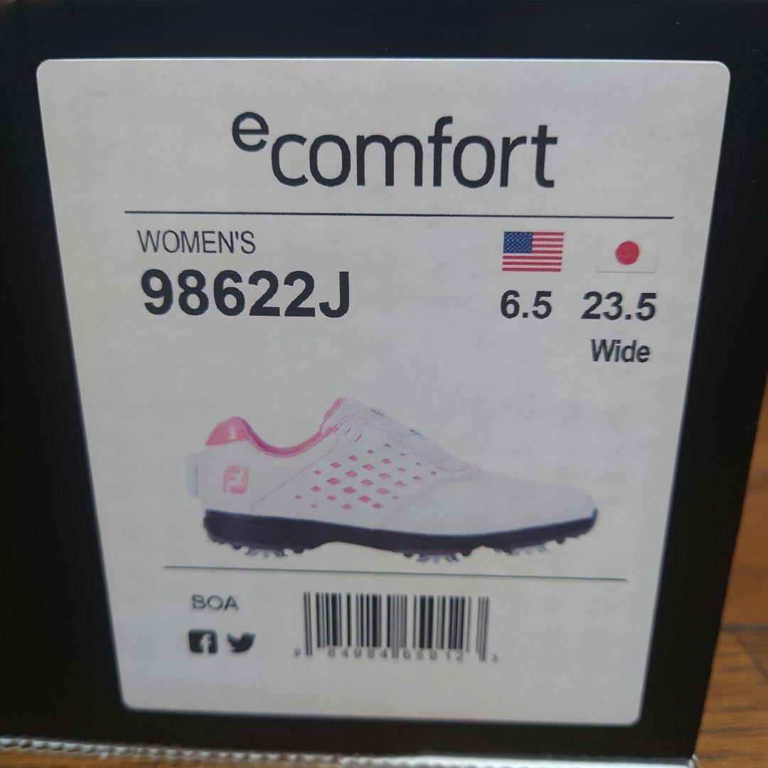FootJoy ゴルフシューズ ホワイト/ピンク 23.5cm