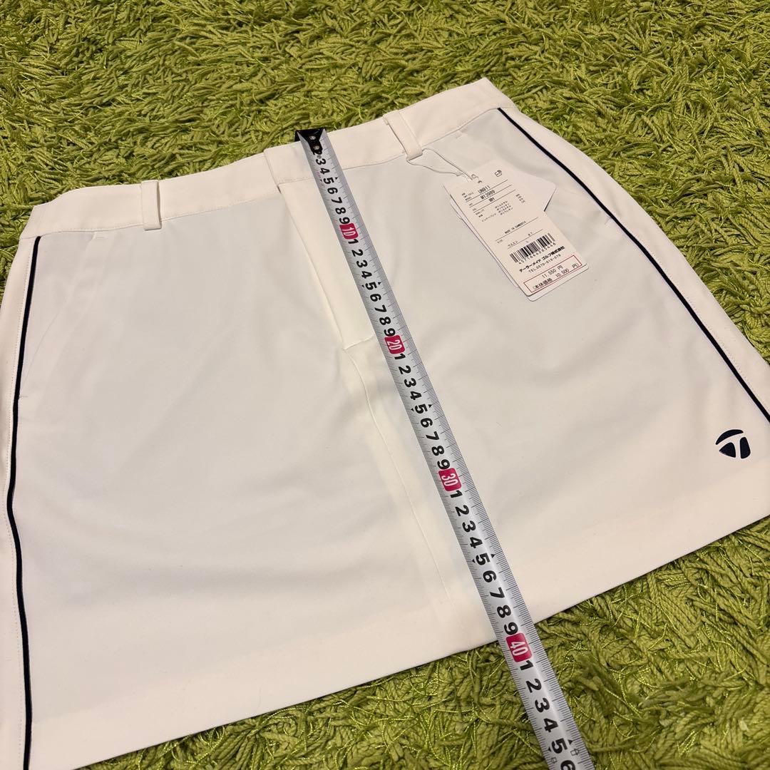 【TaylorMade】透けない✨新品　Lサイズ　インナー付スカート　ホワイト