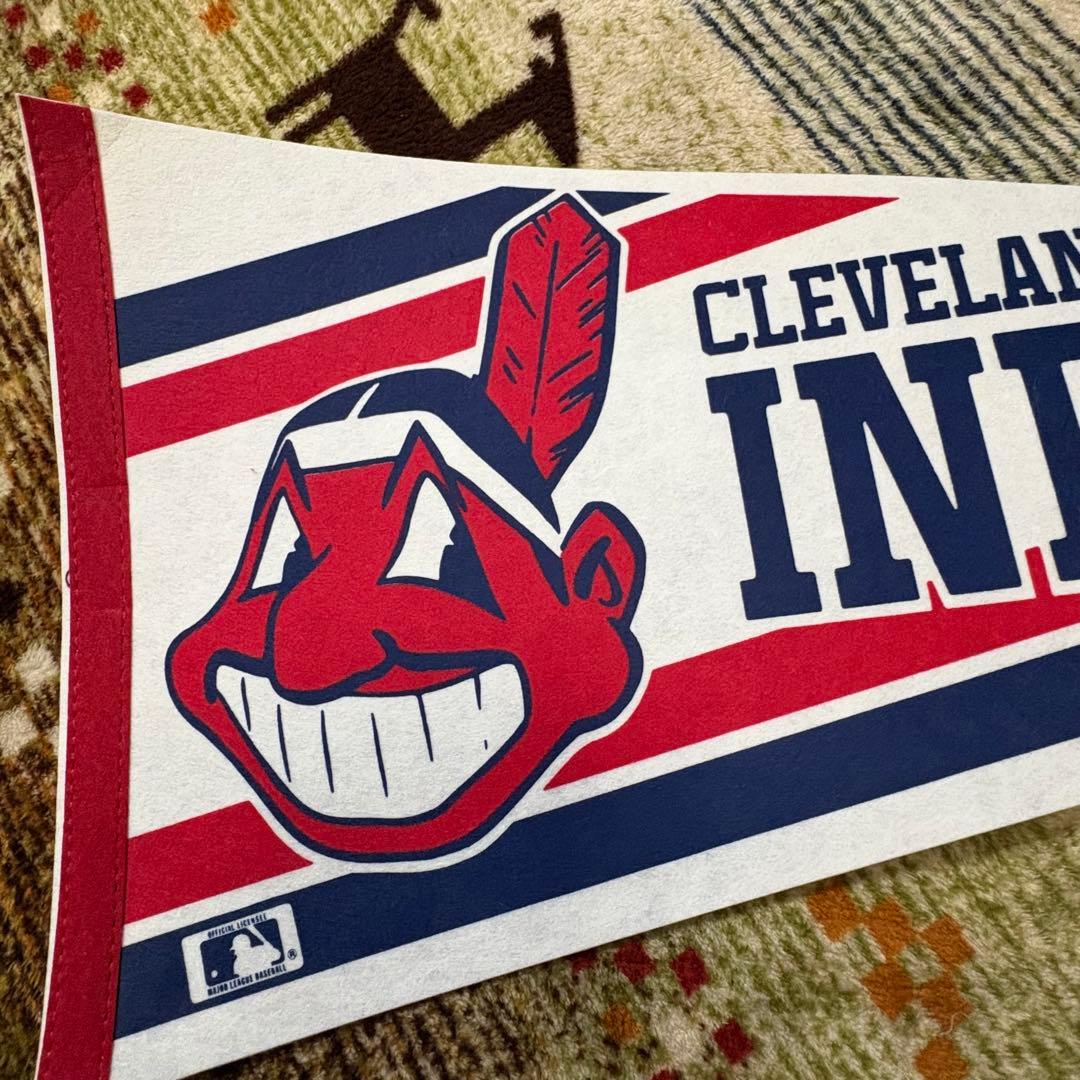 レア 90s CLEVELAND INDIANS インディアンス ペナント