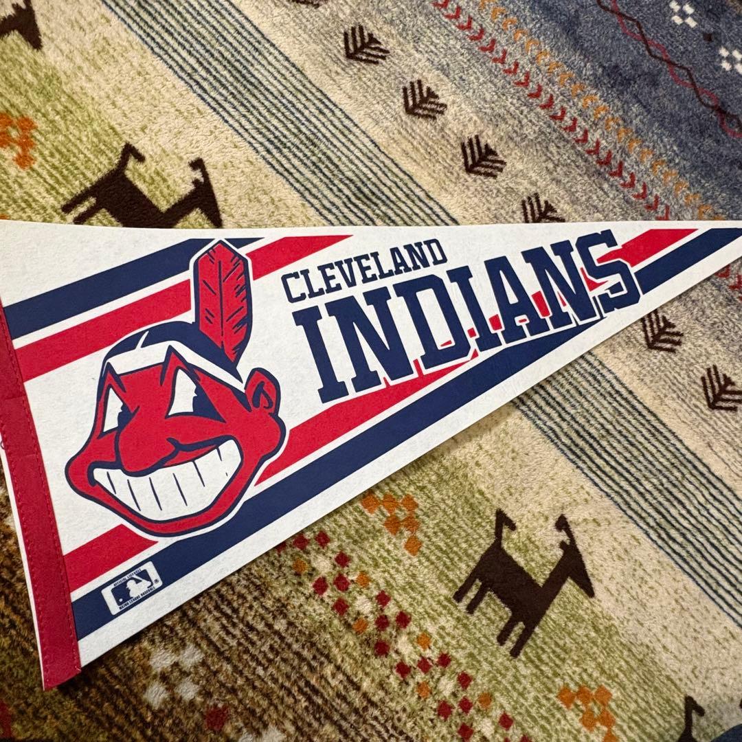 レア 90s CLEVELAND INDIANS インディアンス ペナント