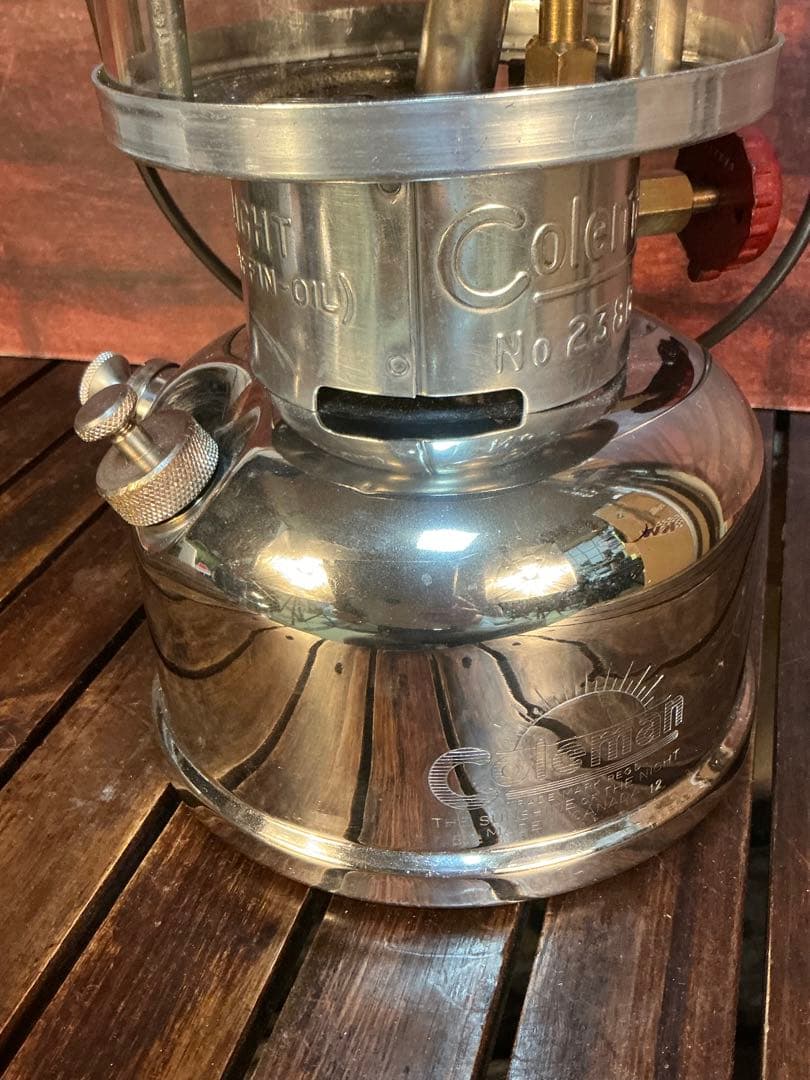コールマン238B カナダ　ケロシンランタン Coleman 点火画像