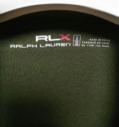RLXゴルフ ジップベスト　裏起毛　カーキ