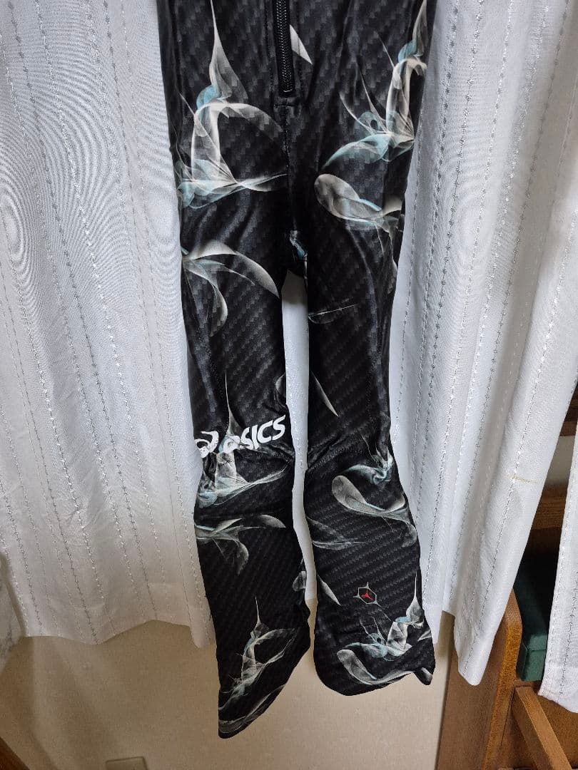 アシックス　ワンピース　パッド入り　スキー　レーシング