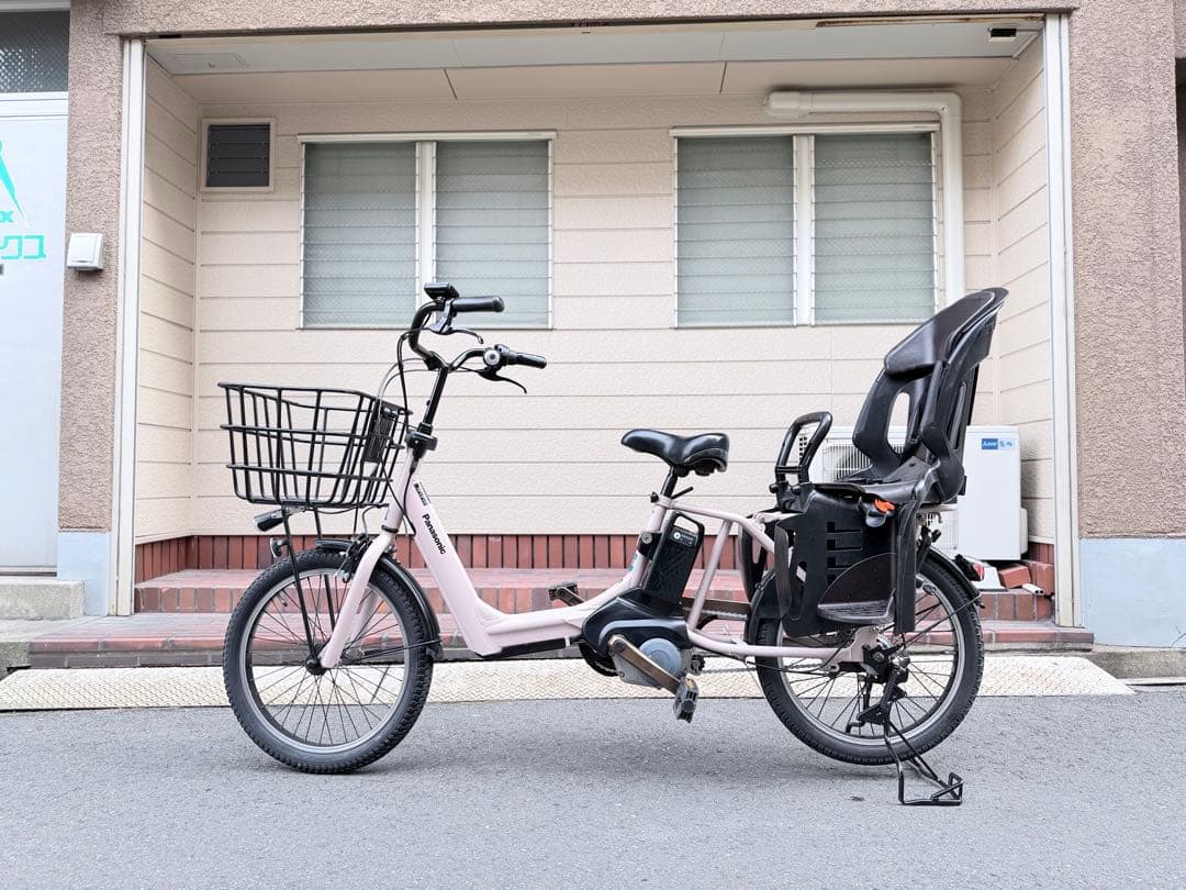 大阪府　子供乗せ　Panasonic 電動アシスト自転車 チャイルドシート付き