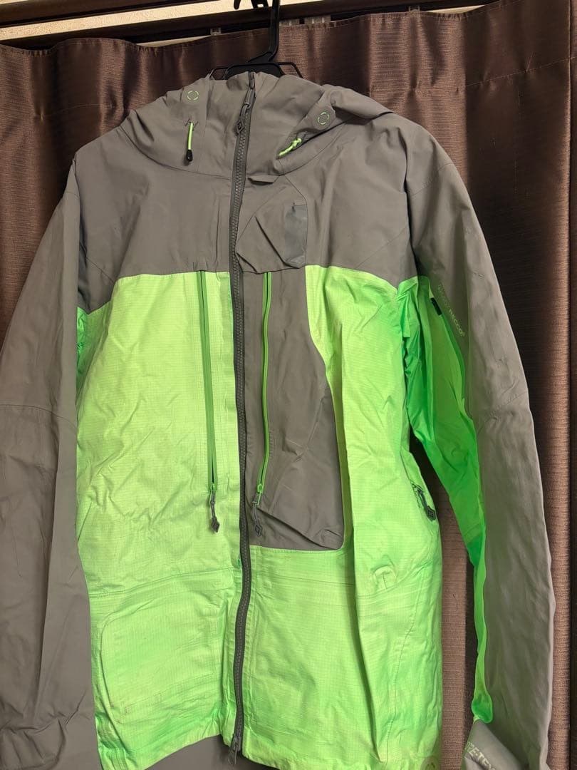 【希少】BURTON AK 457 Gray NeonGreenウェア セット