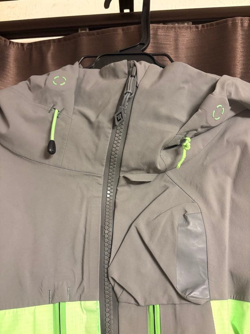 【希少】BURTON AK 457 Gray NeonGreenウェア セット