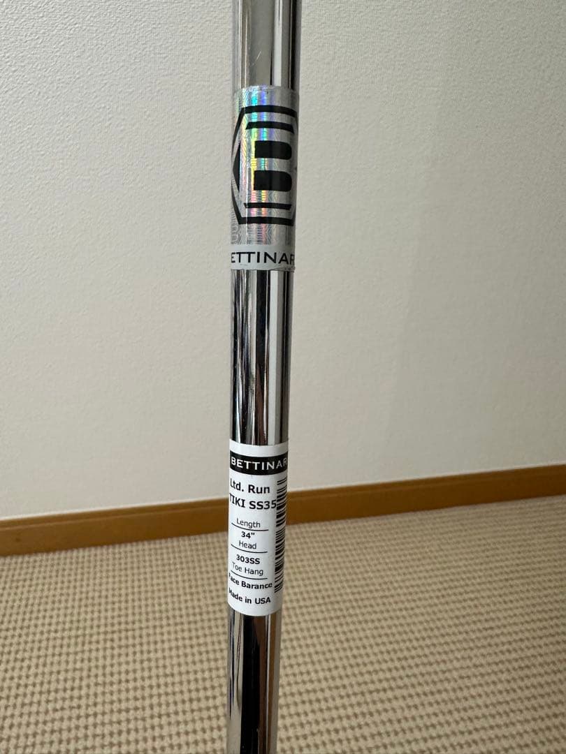 【550本限定モデル】RJ BETTINARDI LIMITED パター