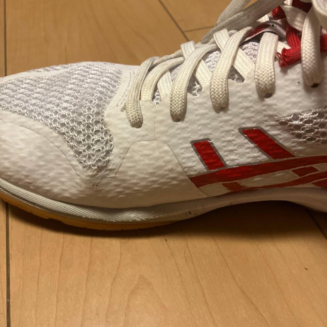 ASICS Japan バレーボールシューズ ホワイト/レッド　26.0