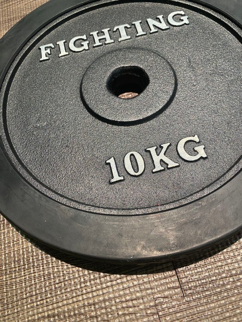 37 FIGHTING ROAD 10KG バーベルプレート 2枚セット