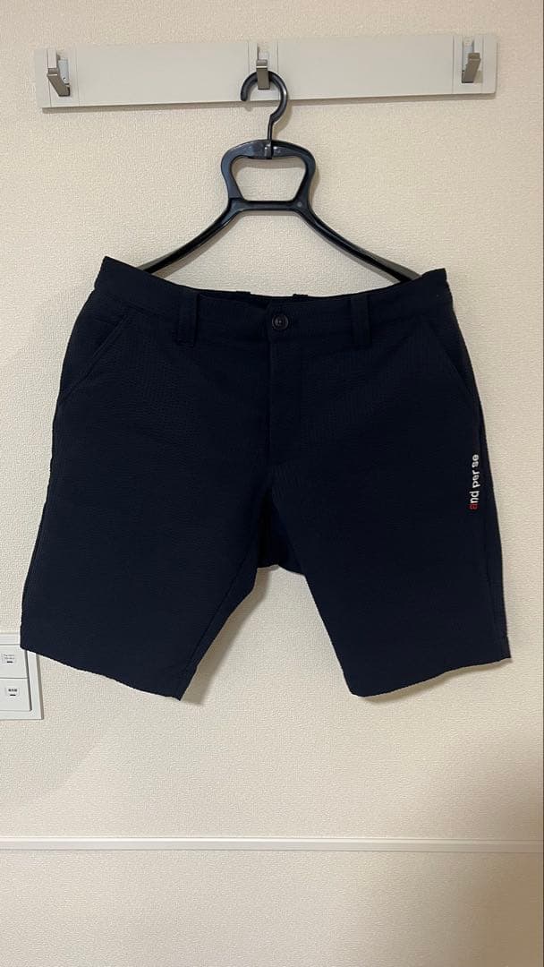 【美品】アンパスィ　ハーフパンツ　シアサッカー