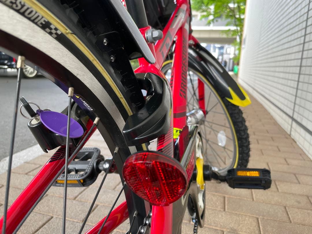 こて　BRIDGESTONE 子供用自転車 レッド